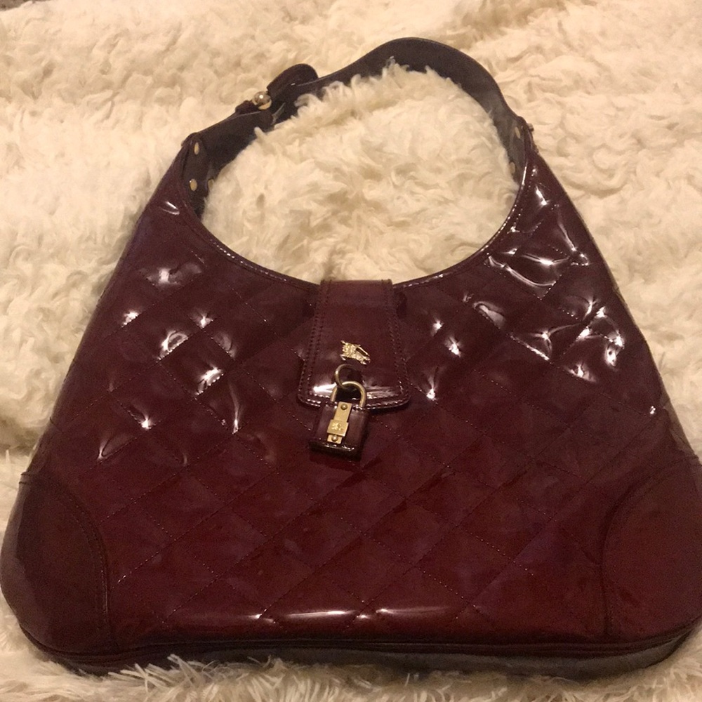 Burberry Quilted Hobo Bag with wallet